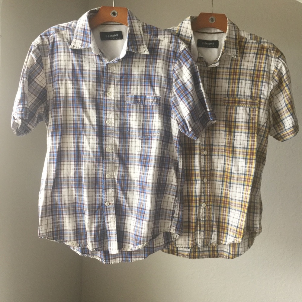 New Listing! Men’s Checked Button Down Bundle - image 1